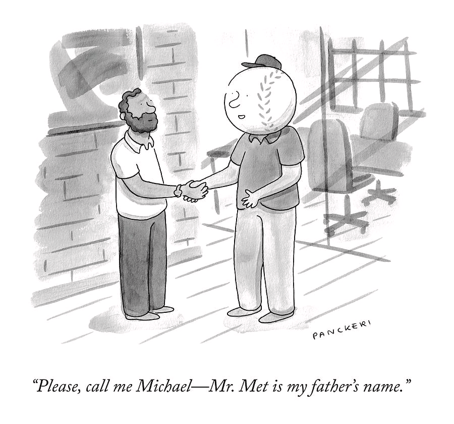 cartoon about "Mr. ABC is my father, call me XYZ"